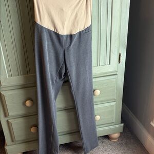 Maternity Petite XS Gray Dress Pants